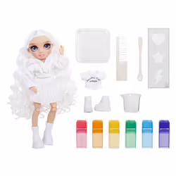 Rainbow High Watercolor & Create Fashion Doll, Purple Eyes - Additional view 6