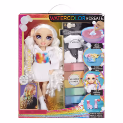 Rainbow High Watercolor & Create Fashion Doll, Purple Eyes - Additional view 7
