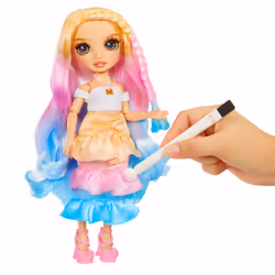 Rainbow High Watercolor & Create Fashion Doll, Brown Eyes - Additional view 4