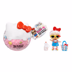 L.O.L. Surprise! Loves Hello Kitty & Friends Tots Core Characters Asst in PDQ, Mini doll, Female, 4 yr(s), Multicolour