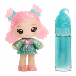 MGA Entertainment Yummiland Lip Gloss Doll Series 2- Licorice (Susie Sour Straw), Mini doll, Female, 4 yr(s), 100 mm, Multico ...