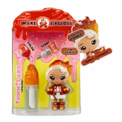 MGA Entertainment Yummiland Lip Gloss Doll Series 2- Cinnamon Spice (Amber Cinnamon) - Additional view 6