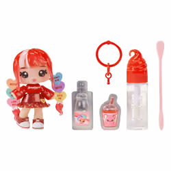 MGA Entertainment Yummiland x Sweethearts Lip Gloss Doll - Ruby Hearts