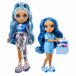 Rainbow High Junior High PJ Party Fashion Doll- Skyler (Blue) - Additional view 5