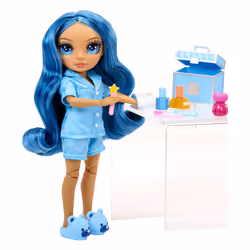 Rainbow High Junior High PJ Party Fashion Doll- Skyler (Blue) - Additional view 6