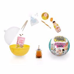 MGA's Miniverse Make It Mini Foods: Cafe in PDQ Series 4, 8 yr(s), Multicolour, Plastic