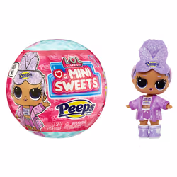 L.O.L. Surprise! Loves PEEPS Tots - Cozy Bunny, Mini doll, Female, 4 yr(s), Boy/Girl, 76.2 mm, Multicolour