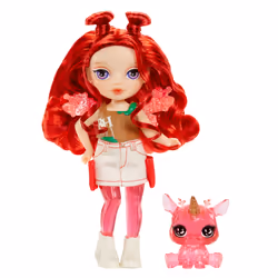 Rainbow High Littles Rainbow Fantasy Fairies Doll- Apple (Red), Fashion doll, Female, 4 yr(s), Boy/Girl, 140 mm, Multicolour