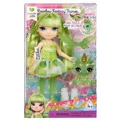 Rainbow High Littles Rainbow Fantasy Fairies Doll- Emerald (Green) - Additional view 2