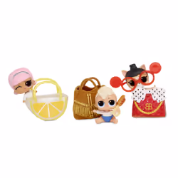 L.O.L. Surprise! Lil Sisters and Lil Pets - Winter Disco Series A, Fashion doll, Female, 6 yr(s), Girl, Multicolour