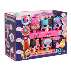 Pop Pop Hair Surprise 3-in-1 Pops Asst in PDQ, 5 yr(s), Multicolour, Plastic