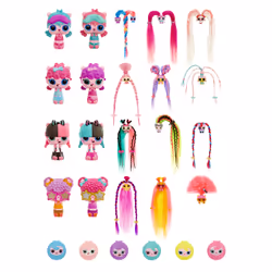 Pop Pop Hair Surprise 3-in-1 Pops Asst in PDQ