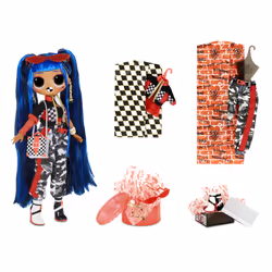 L.O.L. Surprise! OMG 3.8 Doll- Downtown BB, Fashion doll, Female, 4 yr(s), Girl, Multicolour