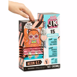 L.O.L. Surprise! J.K. Doll - Neon Q.T., Baby doll, Female, 4 yr(s), Girl, 88.9 mm, 390.909 g