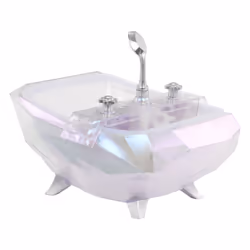 Glitter Babyz Color Change Bubbling Bathtub Doll bathtub