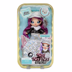 Na! Na! Na! Surprise 2-in-1 Pom Doll Glam Series - Chrissy Diamond, Mini doll, Female, Girl, Multicolour