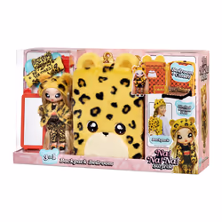 Na! Na! Na! Surprise 3-in-1 Backpack Bedroom Series 2 Playset- Jennel Jaguar, Airport & aircraft, 5 yr(s), Multicolour