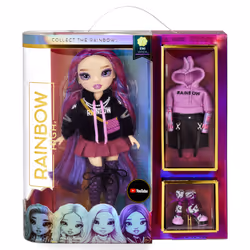 Rainbow High CORE Fashion Doll- Orchid, Fashion doll, Female, 6 yr(s), Girl, Multicolour