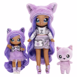 Na! Na! Na! Surprise Family - Lavender Kitty Family, Fashion doll, Female, Boy/Girl, Multicolour