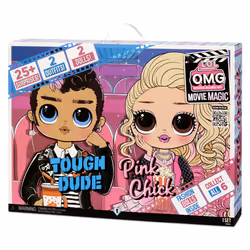 L.O.L. Surprise! OMG Movie Magic 2-Pack, Fashion doll, Male & Female (set), 4 yr(s), Girl, Multicolour