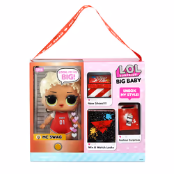 L.O.L. Surprise! Big Baby Doll- M.C. Swag, Big doll, Female, 4 yr(s), Girl, 280 mm, Multicolour
