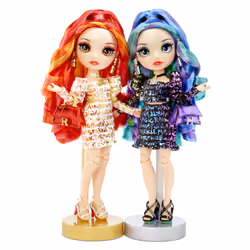 Rainbow High Twins – Laurel & Holly De’Vious, Fashion doll, Female, 6 yr(s), Girl, Multicolour