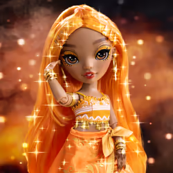 Rainbow High CORE Fashion Doll- Meena Fleur (Saffron) - Additional view 6