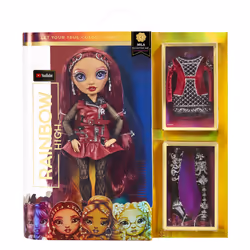 Rainbow High CORE Fashion Doll- Mila Berrymore (Burgundy), Fashion doll, Female, 6 yr(s), Boy/Girl, 280 mm, Multicolour