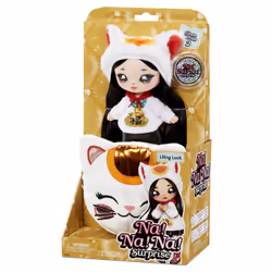 Na! Na! Na! Surprise 2-in-1 Fashion Doll and Purse Glam Series 2- Liling Luck (Lucky Cat), Fashion doll, Female, 5 yr(s), Gir ...