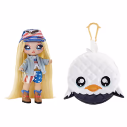 Na! Na! Na! Surprise Surprise 2-in-1 Fashion Doll and Purse Glam Series 2- Erika Featherton (Eagle) - Additional view 5