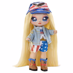 Na! Na! Na! Surprise Surprise 2-in-1 Fashion Doll and Purse Glam Series 2- Erika Featherton (Eagle) - Additional view 7