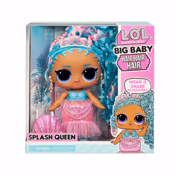 L.O.L. Surprise! Big Baby Hair Hair Hair Doll - Splash Queen - Additional view 4