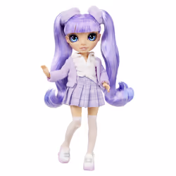Rainbow High Junior High Fashion Doll - Violet Willow (Purple), Fashion doll, Female, 6 yr(s), Girl, 230 mm, Purple