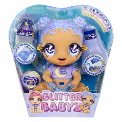 Glitter Babyz Doll Series 2 - Selena Stargazer (Moon), Baby doll, Female, 3 yr(s), Boy/Girl, 280 mm, Multicolour