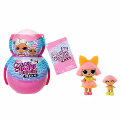 L.O.L. Surprise! Color Change 2-in-1 Me & My Doll + Lil Sis in PDQ, Mini doll, Female, Girl, 82.5 mm, 40.909 g, Multicolour