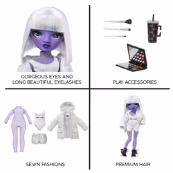 Rainbow High Shadow High S23 Fashion Doll- Dia Mante (Purple) - Additional view 5