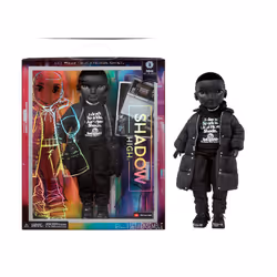 Rainbow High Shadow High S23 Fashion Doll - Rexx Mcqueen (Black), Fashion doll, Male, 4 yr(s), Boy/Girl, 280 mm, Multicolour