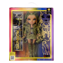 Rainbow High Green Fashion Doll- Olivia Woods, Fashion doll, Female, 4 yr(s), Boy/Girl, Multicolour