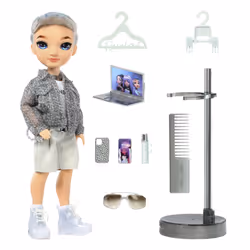 Rainbow High Purple Fashion Doll- Aidan Russell
