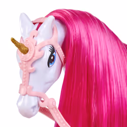 MGA's Dream Ella Candy Carriage and Unicorn Doll horse-drawn carriage