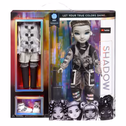 Rainbow High Shadow High Doll- Ash Silverstone, Fashion doll, Male, 6 yr(s), Boy/Girl, 280 mm, Multicolour