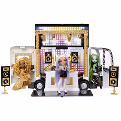 MGA Entertainment Rainbow Vision World Tour Bus & Stage Doll playset
