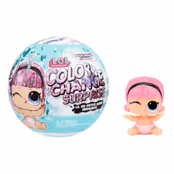 L.O.L. Surprise! Glitter Color Change Lil Sisters Asst in PDQ, Mini doll, Female, 4 yr(s), Boy/Girl, 38 mm, Multicolour