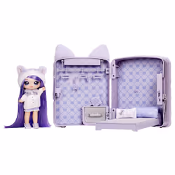 Na! Na! Na! Surprise 3-in-1 Backpack Bedroom Series 3 Playset- Lavender Kitty, Fashion doll, Female, 5 yr(s), Boy/Girl, 190 m ...