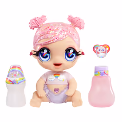 Glitter Babyz Doll Series 2- Dreamia Stardust (Pink/Rainbow)