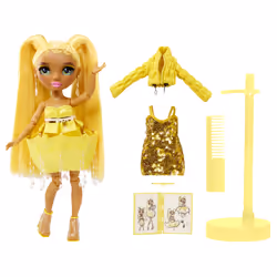 Rainbow High Fantastic Fashion Playset- Sunny Madison- Yellow Doll, Fashion doll, Female, 4 yr(s), Girl, 280 mm, Yellow