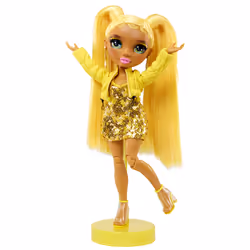 Rainbow High Fantastic Fashion Playset- Sunny Madison- Yellow Doll