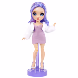 Rainbow High Fantastic Fashion Playset- Violet Willow – Purple Doll
