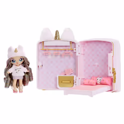 Na! Na! Na! Surprise 3-in-1 Backpack Bedroom Unicorn Playset- Britney Sparkles, Mini doll, Female, 5 yr(s), Boy/Girl, 19.1 mm ...