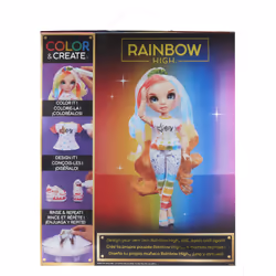 Rainbow High Color & Create Fashion Doll- Character 1 (blue eyes) - Additional view 6